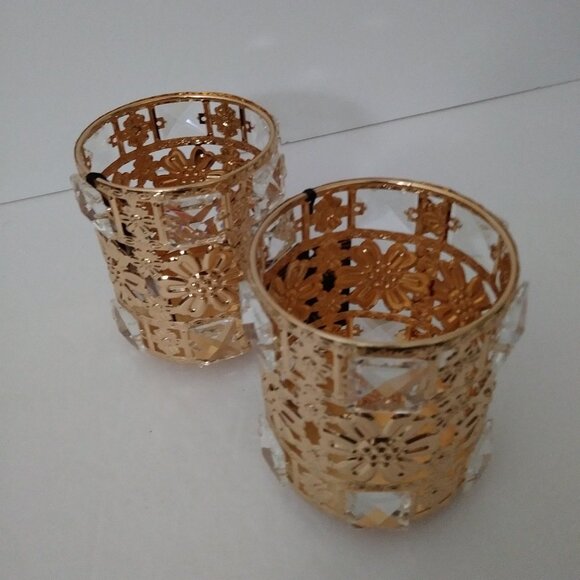 Decorative Metal 3-Wick Holiday Candle Holders - Picture 1 of 10